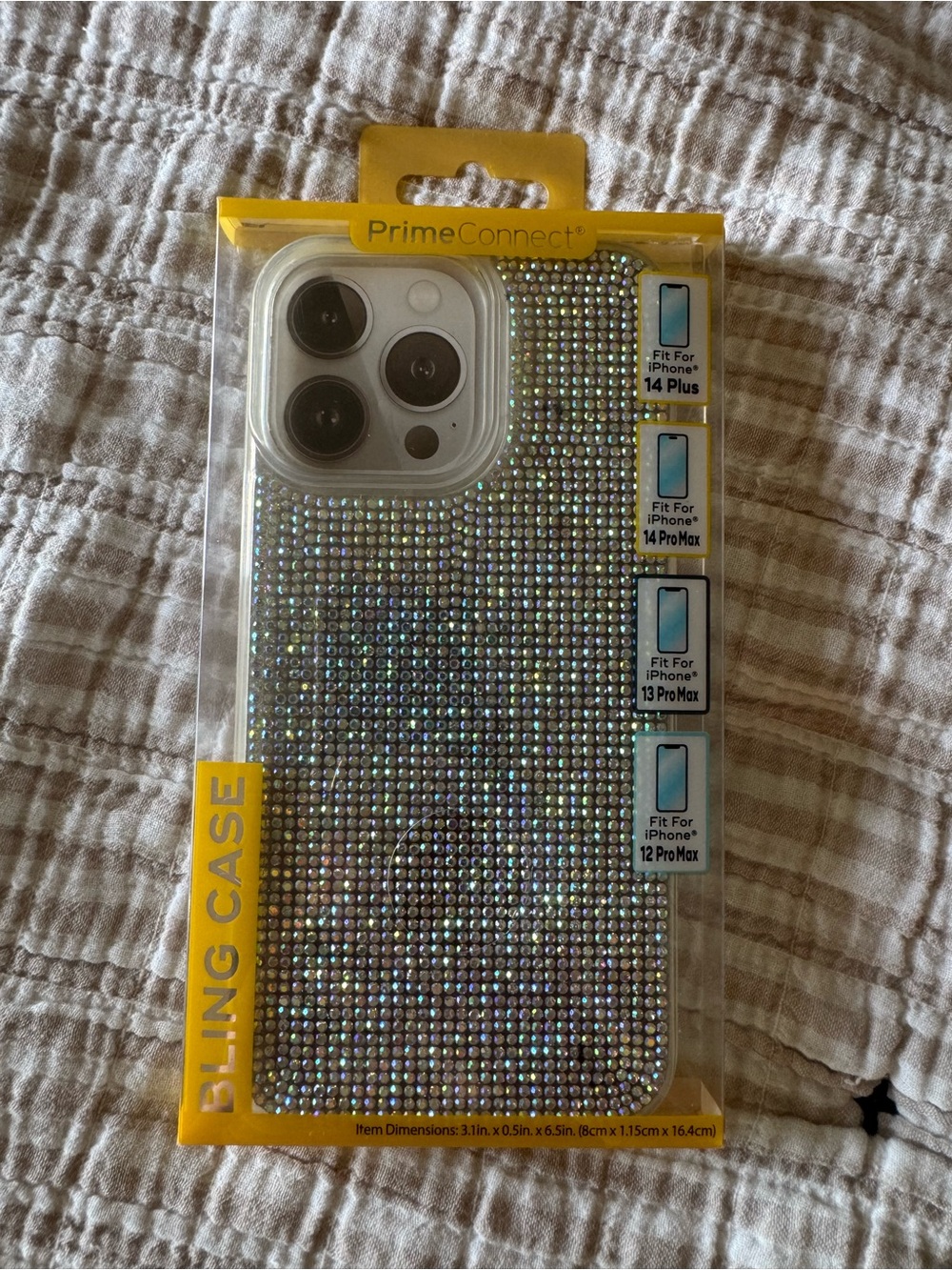Bling Crystal Phone Case - Iridescent Silver for iPhone